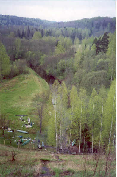 р. Веребье. Май 2001